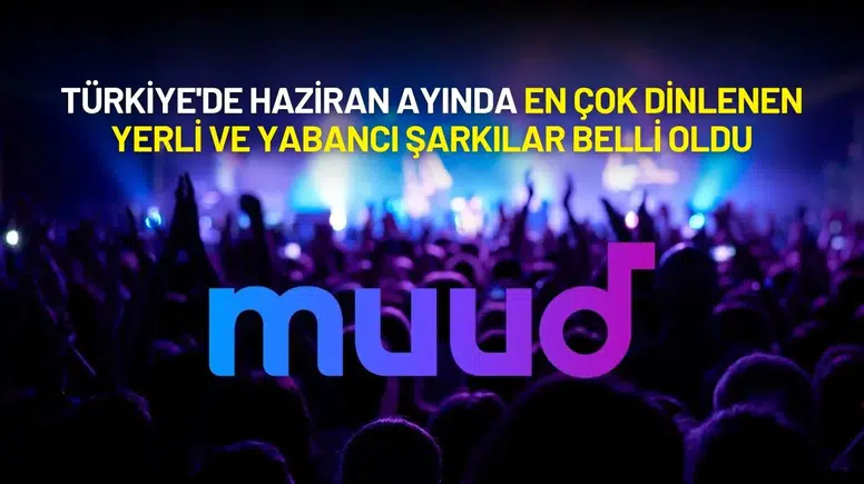 Türkiye'de Haziran Ayında En Çok Dinlenen Yerli ve Yabancı Şarkılar Belli Oldu