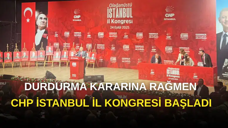 Durdurma Kararına Rağmen CHP İstanbul İl Kongresi başladı: Kapıya Heyet Geldi!