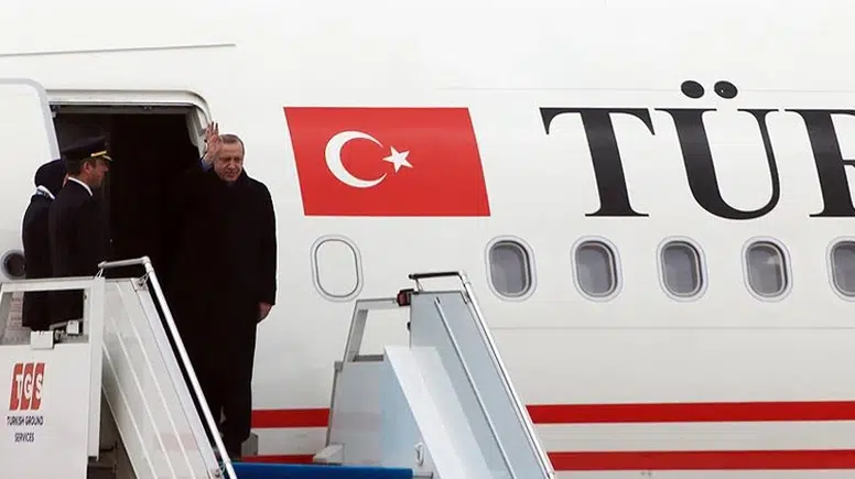 Erdoğan Türk Devletleri Zirvesi için Türkistan yolcusu