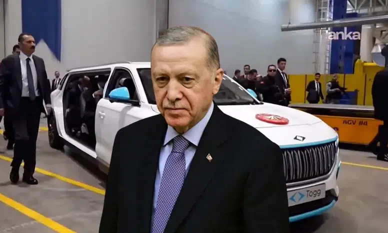 Erdoğan İlk Altay Tanklarının Teslim Törenine Özel TOGG Limuziniyle Katıldı