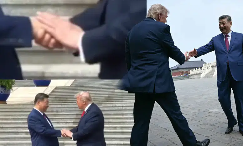 Pekin’de tokalaşma düellosu: Trump’ın meşhur çekme hamlesi Şi Cinping’e sökmedi