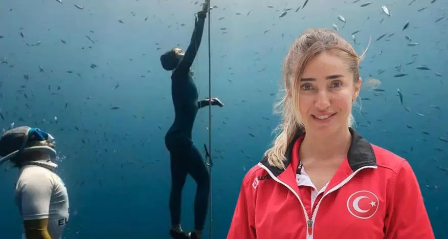 Şahika Ercümen Gazze İçin Dalmıştı: 107 Metre ile Rekor Kırdı!